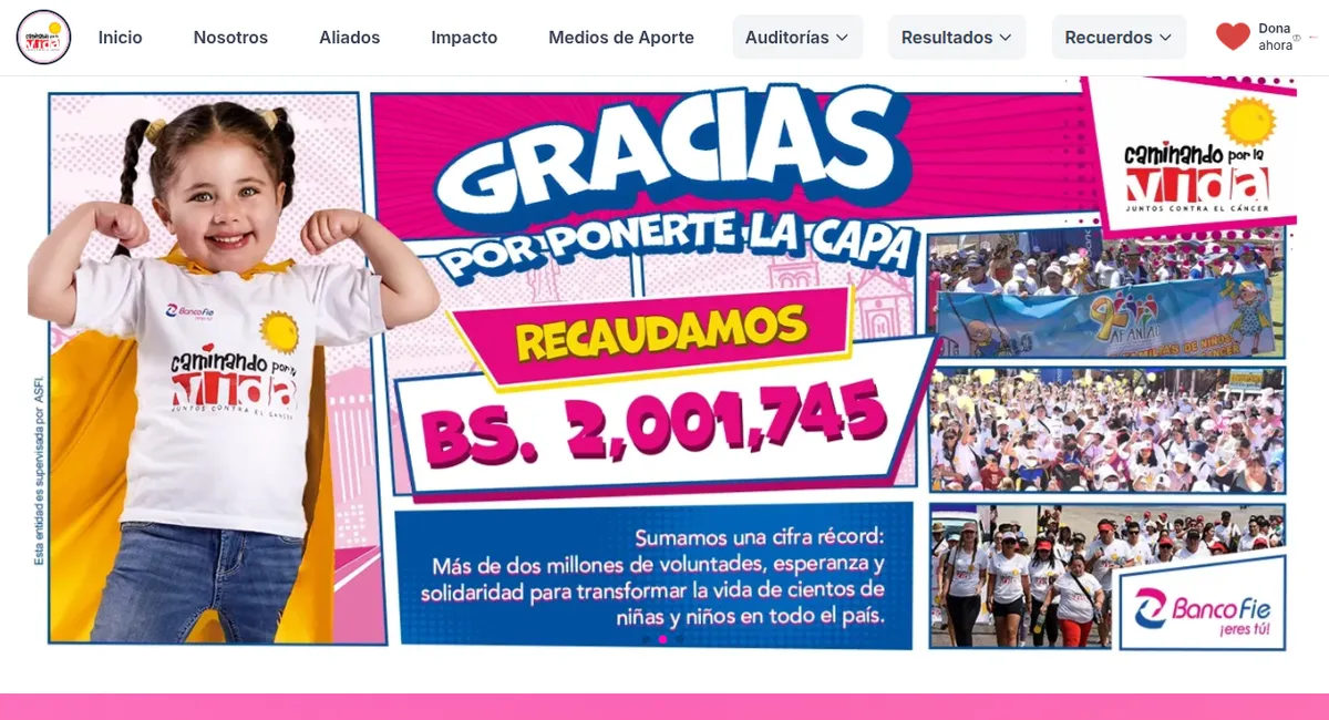 Caminando por la vida - Caso de éxito de desarrollo de software